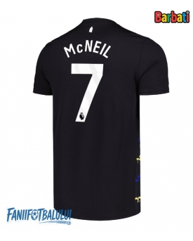 Everton Dwight McNeil #7 Tricou Fotbal Replică 2025-26 Barbati Treilea